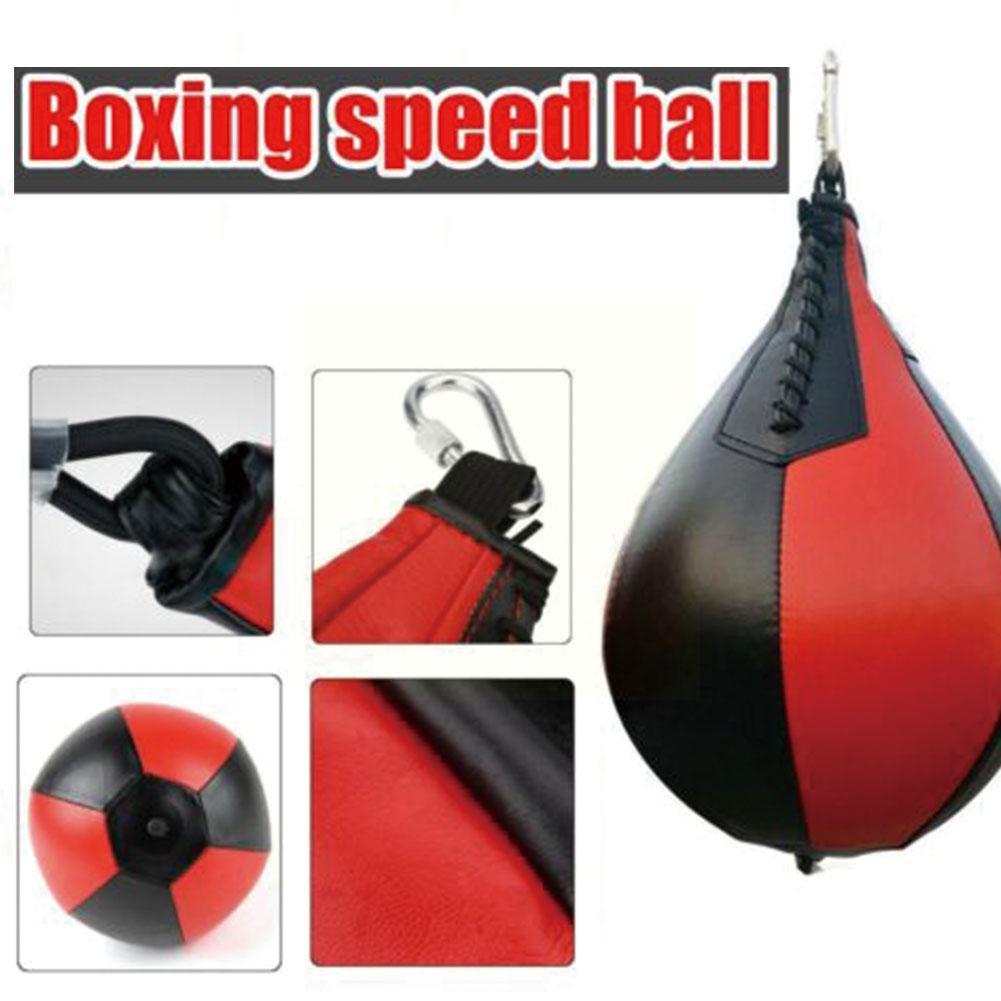 1pc Pear Boxing Bag Training Speed Balls For Mma Muay Thai Punch Fitness Sports Equipment Training Pu Hanging Punching Ball H5s7