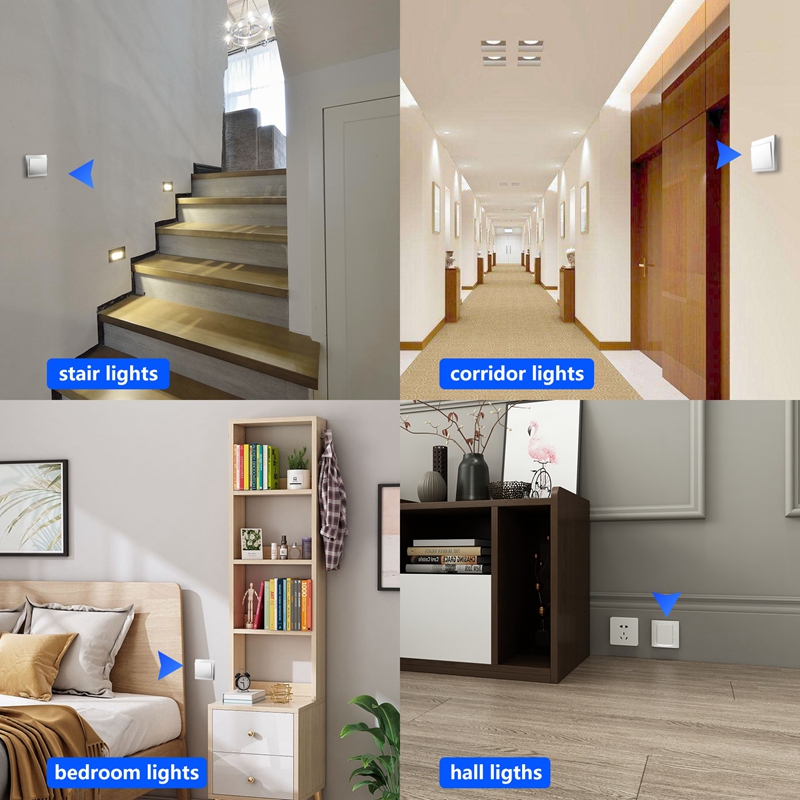 Wireless LED Light Switch Home Improvement Receiver Module No Wiring No Battery No Wifi Switch Remote Control Lighting