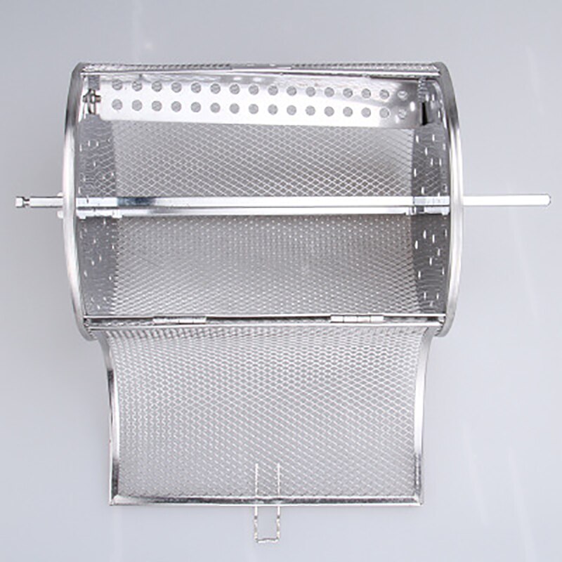 Multifunktionsbur elektrisk ovn generel luftfryser tilbehør automatisk roterende rustfrit stål mesh bur