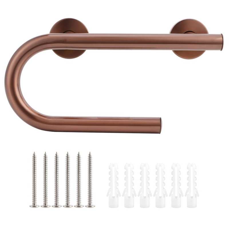Veiligheid Hand Rail Ondersteuning Badkamer Grab Bar 32Cm Ouderen Grab Bar Voor Toilet En Bad Ouderen: Rose brushed