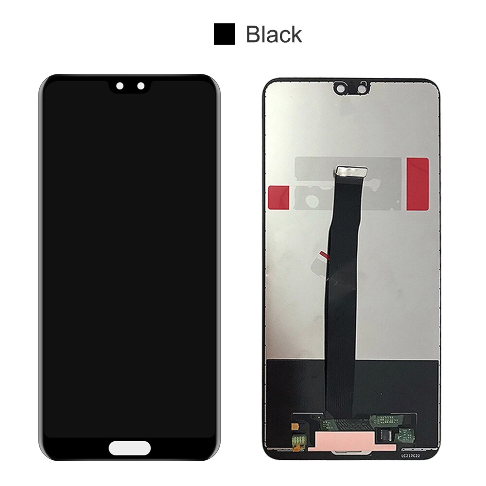 5.8 "Lcd Voor Huawei P20 Lcd-scherm Met Touch Screen Digitizer Met Vingerafdruk Voor HuaweiP20 Lcd Eml L29 L22 l09 AL00