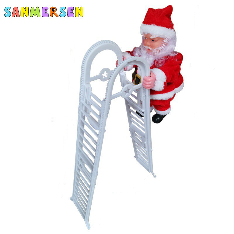 Jaar Elektrische Ladder Kerstman Kerst Pop Hanger Decoratie Christmas Party Feestartikelen Decoratie