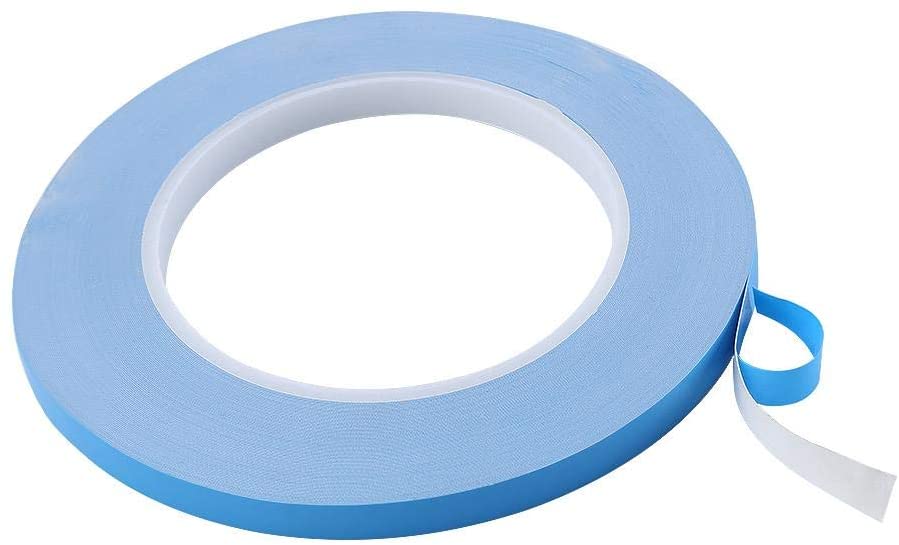 Nastro adesivo conduttivo termico biadesivo da 25 metri 5mm 8mm 10mm 12mm 15mm di larghezza per dissipatore di calore per strisce portato PCB patata fritta