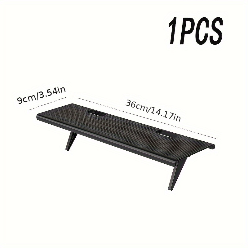 Adjustable TV Screen Top Shelf Computer Monitor Desktop Screen Top Storage Rack TV Media Box, Router Shelf Rack Home Organizer: Pink