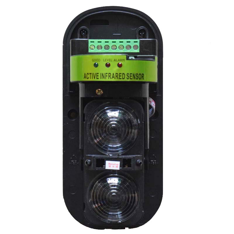 Outdoor Waterproof Infrared Beam Detector, 433MHz Wireless / Wired detector, infrared barrier Detector