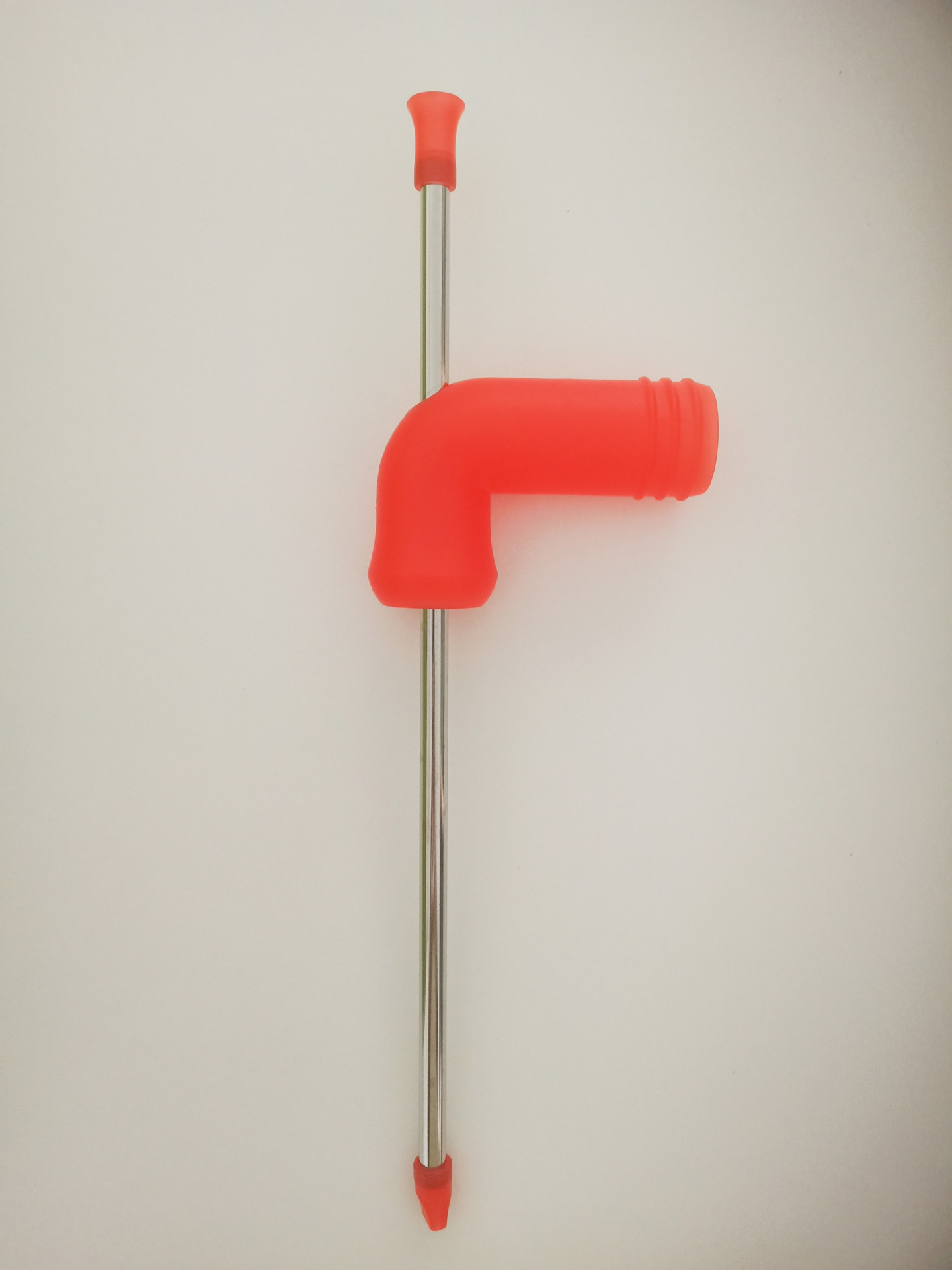 1PC piwo Snorkel słomy piwo Bong lejek Slammer podwójne Snorkel picia na piwo do baru narzędzia festiwale Party dozownik Y1F5: A-red