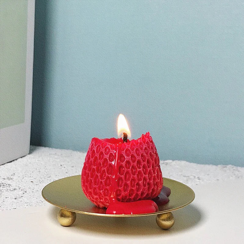 1 pz vassoio portacandele rotondo in metallo oro nero con palo lungo base per candela banchetto di nozze portacandele arte Déco decorazioni per la casa