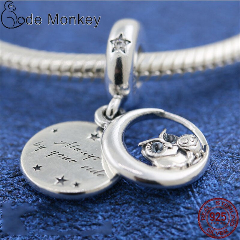 Codemonkey Little Uil Charm Authentieke 925 Sterling Zilveren Kralen Fit Originele Armband Diy Sieraden Maken CMS1504