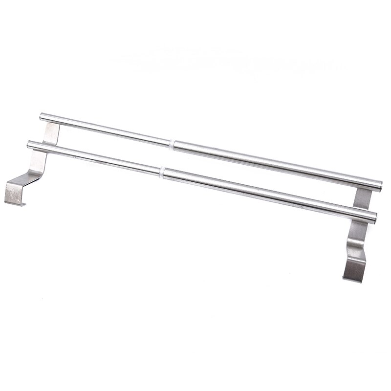 Keuken handdoekhouder uitbreidbare badkamer handdoekstang roestvrij staal opbergrek deurhaak plank badkamer organizer