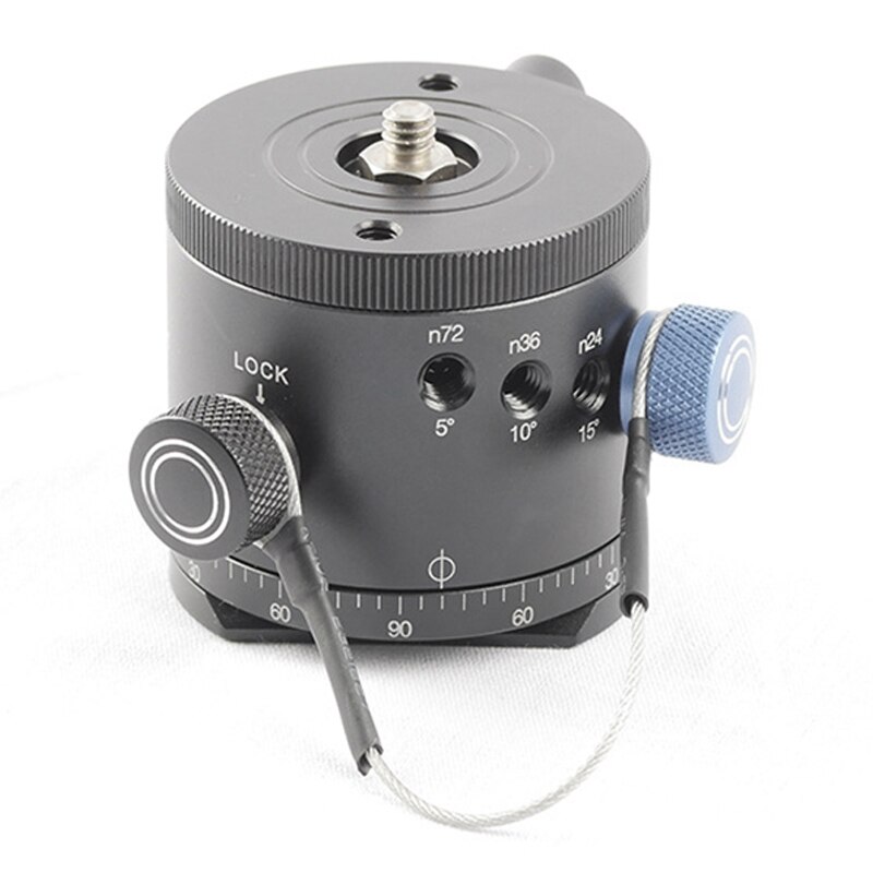 najprzydatniejszy DH-55D panoramiczna głowica indeksująca, z płytką robić 1/4 Cal 3/8 Cal nici 10 różnych stopni (5 stopni-90 stopni)