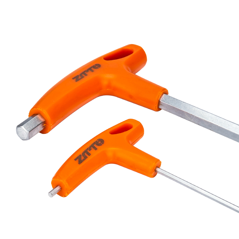 ZTTO llave hexagonal Universal llave Allen herramienta de mano 2/2, 5/3/4/5/6/8/10mm adaptador de presión rápida bola/cabeza plana acero cromado