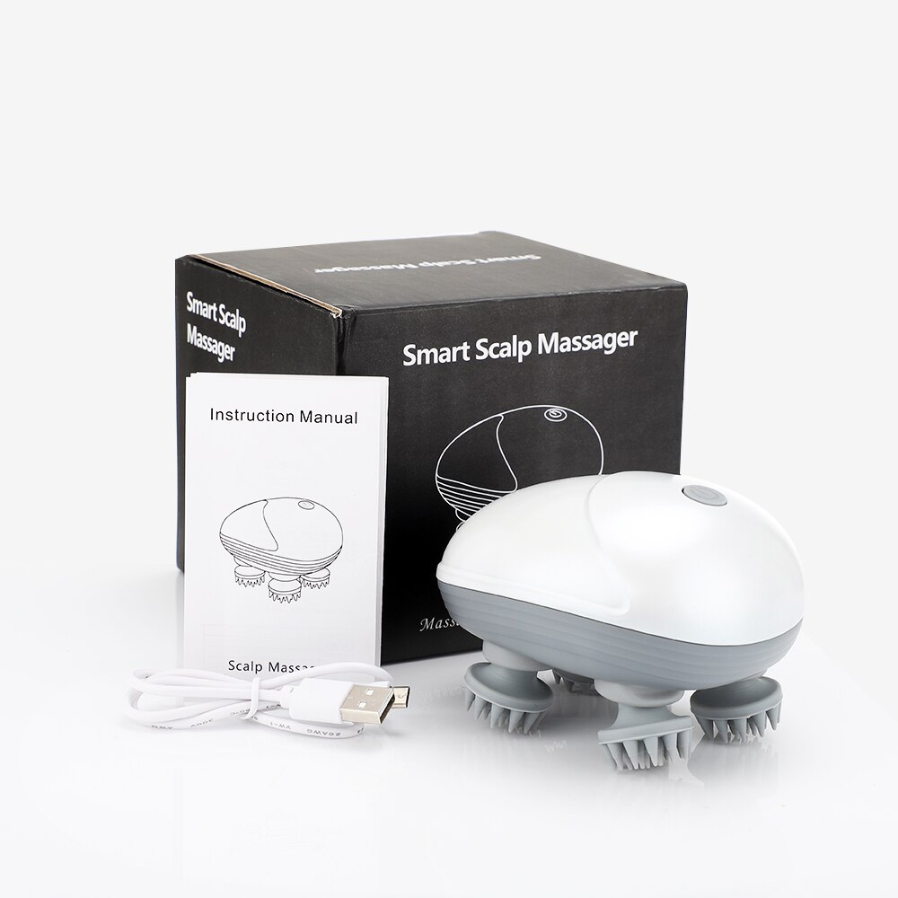 Masseur de tête électrique pour chat, appareil de Massage corporel, relaxant, épaules, cou, étanche, pétrissage des tissus profonds, soins de santé: Default Title