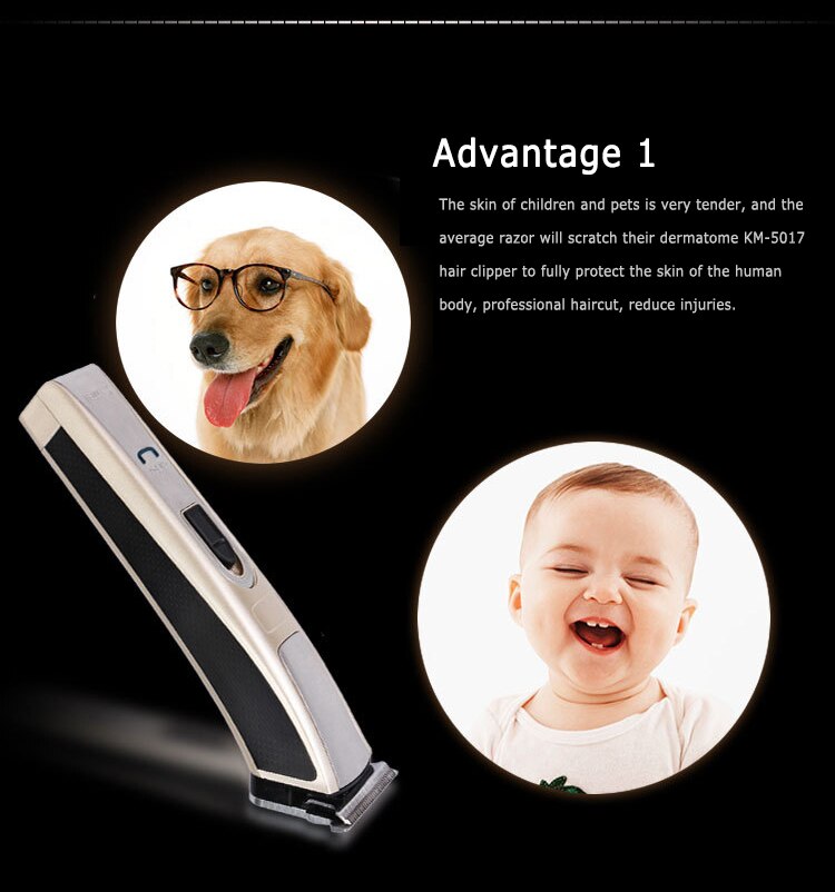 Tondeuse professionnelle pour hommes | Tondeuse à cheveux, sans fil, Rechargeable par USB, rasoir pour hommes, lame en acier inoxydable à faible bruit