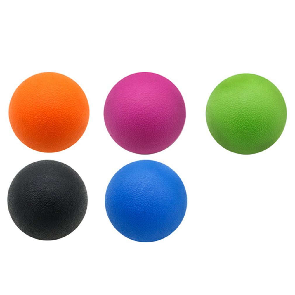 Bola de Fascia de TPE, Bola de Lacrosse para relajación muscular, ejercicio deportivo, Fitness, Yoga, cacahuete, Bola de masaje, Punto disparador, alivio del dolor de estrés