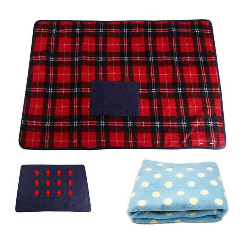 Coperta elettrica coperta riscaldata USB 5V con tasca piccola, tappeto riscaldante caldo invernale di sicurezza 8x65cm per ufficio auto casa bambino