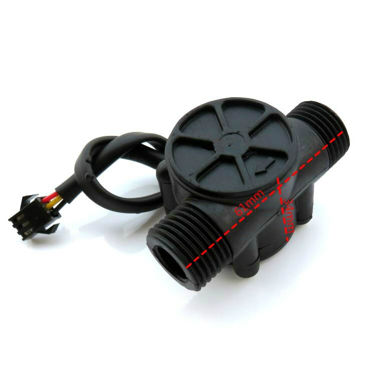 8-way 4-way WiFi 4 / 6 Min 1 Inch Hall Water Flow Digital Sensor Mobile Phone App Remote Monitoring 4-wire