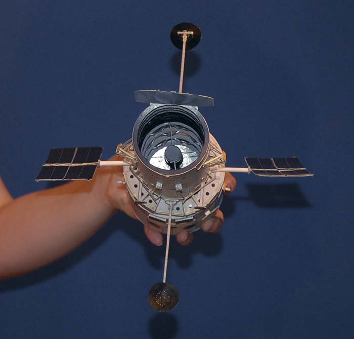 Hubble rumteleskop hst diy håndværk papir model kit puslespil håndlavet legetøj diy