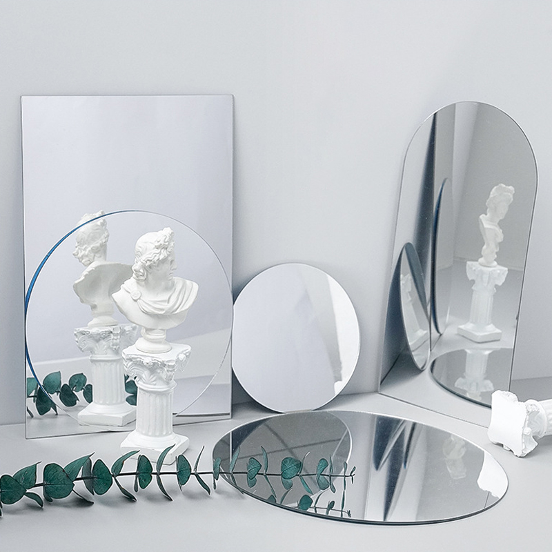 Ins Photo Props Irregular Acrylic Mirror Reflection Board Shooting Background Home Bedroom Desktop Ornaments Posing Props