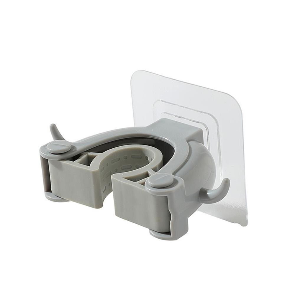 Wall Mounted Mop Holder Brush Broom Hanger Storage Rack Kitchen Organizer with Mounted Accessory Hanging Cleaning Tools 32