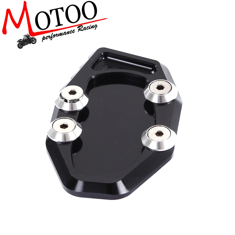 CNC Aluminium Motorfiets Side Stand Pad Uitbreiding Plaat Kickstand Extension voor YAMAHA R3 R25