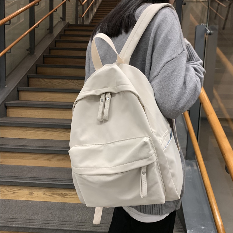 Bomull Ryggsäck för Kvinnor - Klassisk Design - Studenter - Resor - Zocilor