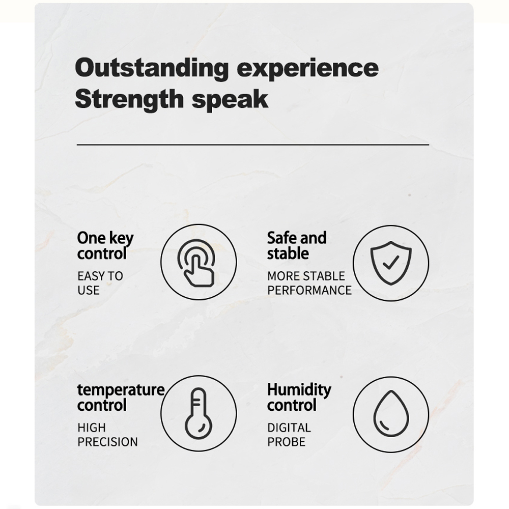 Termostato regolatore per incubatrice Termostato multifunzione completamente automatico per incubatrice per uova Sistema di controllo del riscaldamento Sonda sensore HT-12