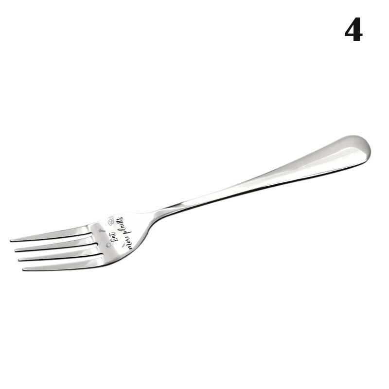 Engraved Fork Best for Husband Wife and Family Letter Engraved Fork with Box Hogard: 4