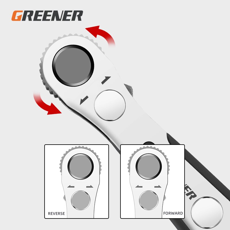 Hexagon Torx Ratchet Spanner Quick Release Socket Repair Tool Driver Allen Key Wrench Screwdriver Metal Portable Supplies