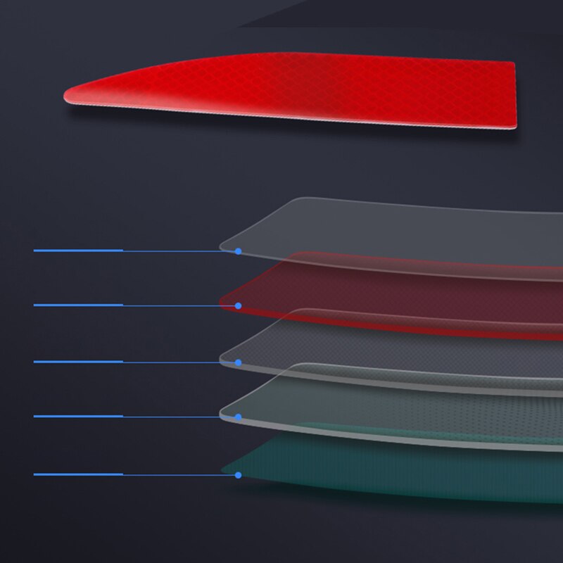 Car Reflective Sticker Car Warning Strip Car Safety Reflective Strips Reflect Stickers Reflective Tape Car Exterior Accessories