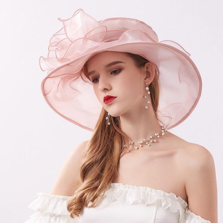 Chapeaux de mariage pour femmes chapeau mariage femme accessoires de mariage fascinators pour mariages chapellerie de mariée mariée chapeau de soleil