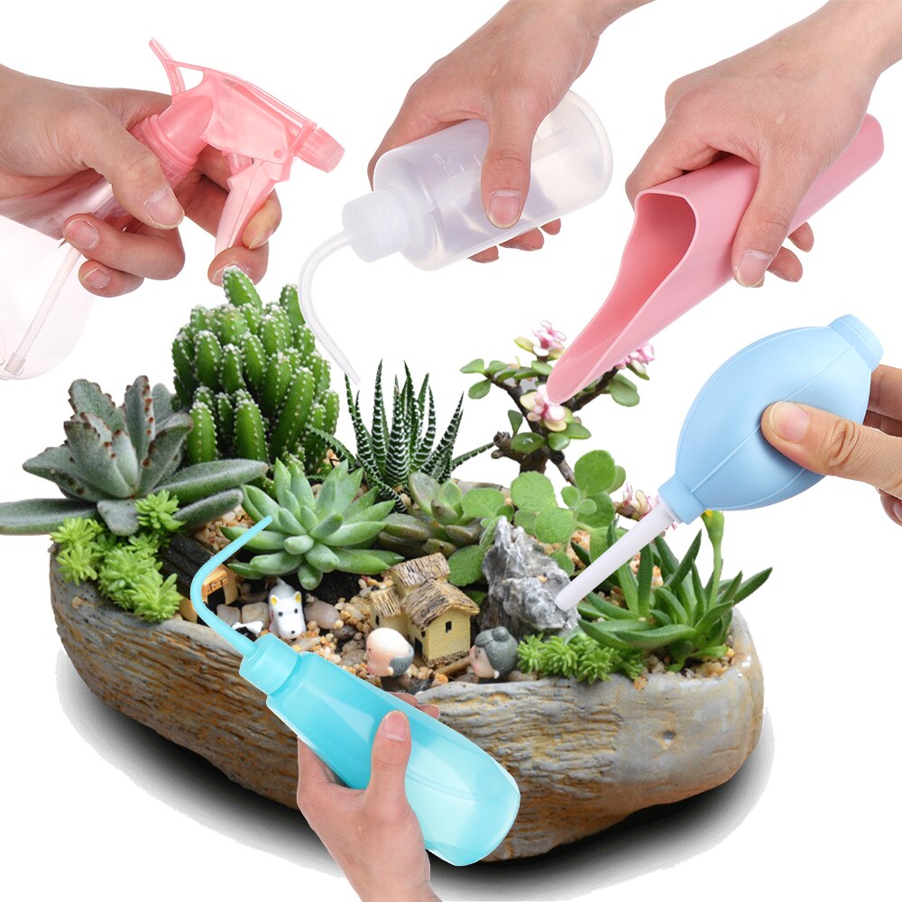 1 Set of Succulent Transplanting Tools 12/16Pcs Combination of Plant Packaging Mini Gardening Supplies Potted Meat Tools Kit