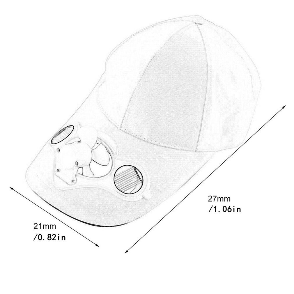 Casquette de ventilateur solaire coton sergé plaine voyage pêche escalade jouer au Golf regarder le jeu Sports d'été chapeau de plein air