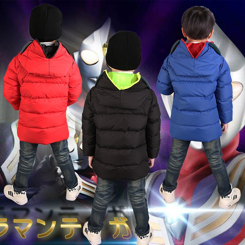 Parcas masculinas de inverno com capuz para meninos, jaquetas e parcas para bebê, 2020