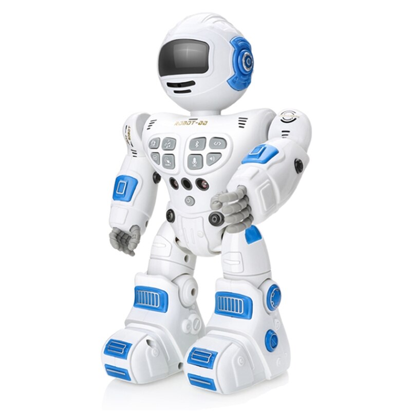 Kids Boys Rc Robots Toy Bluetooth Remote Control Intelligent Robotics Dancing Singing Gesture Sensing Recording Robot Children G: Default Title