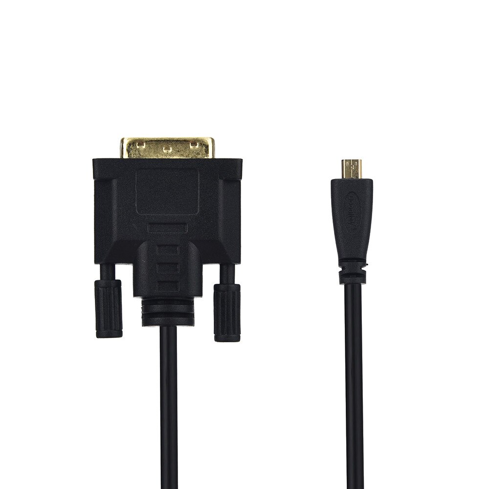 Micro-Hdmi Naar Dvi Adapter Kabel Full Hd 1080P Micro Hdmi-Compatibel Male Naar Dvi Male Adapter converter Kabel Voor Hdtv In Voorraad: 1.8M