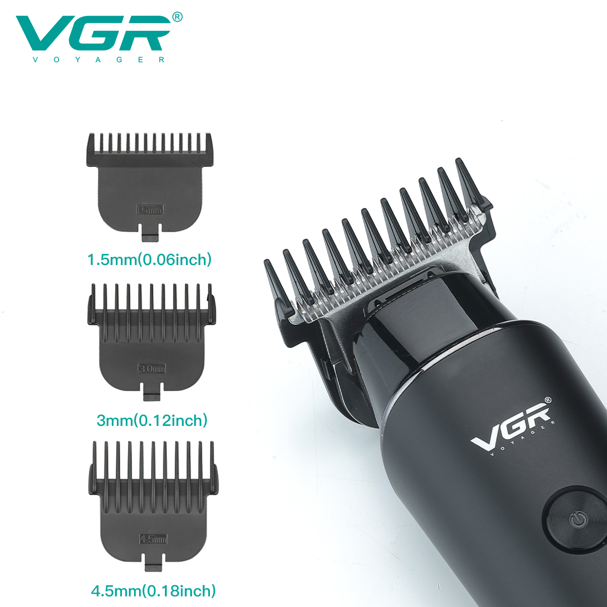 VGR Hair Trimmer Hair Clipper Hair Trimmer Haircut Machine Cordless Electric T-Blade Zero Cutting Machine V-933