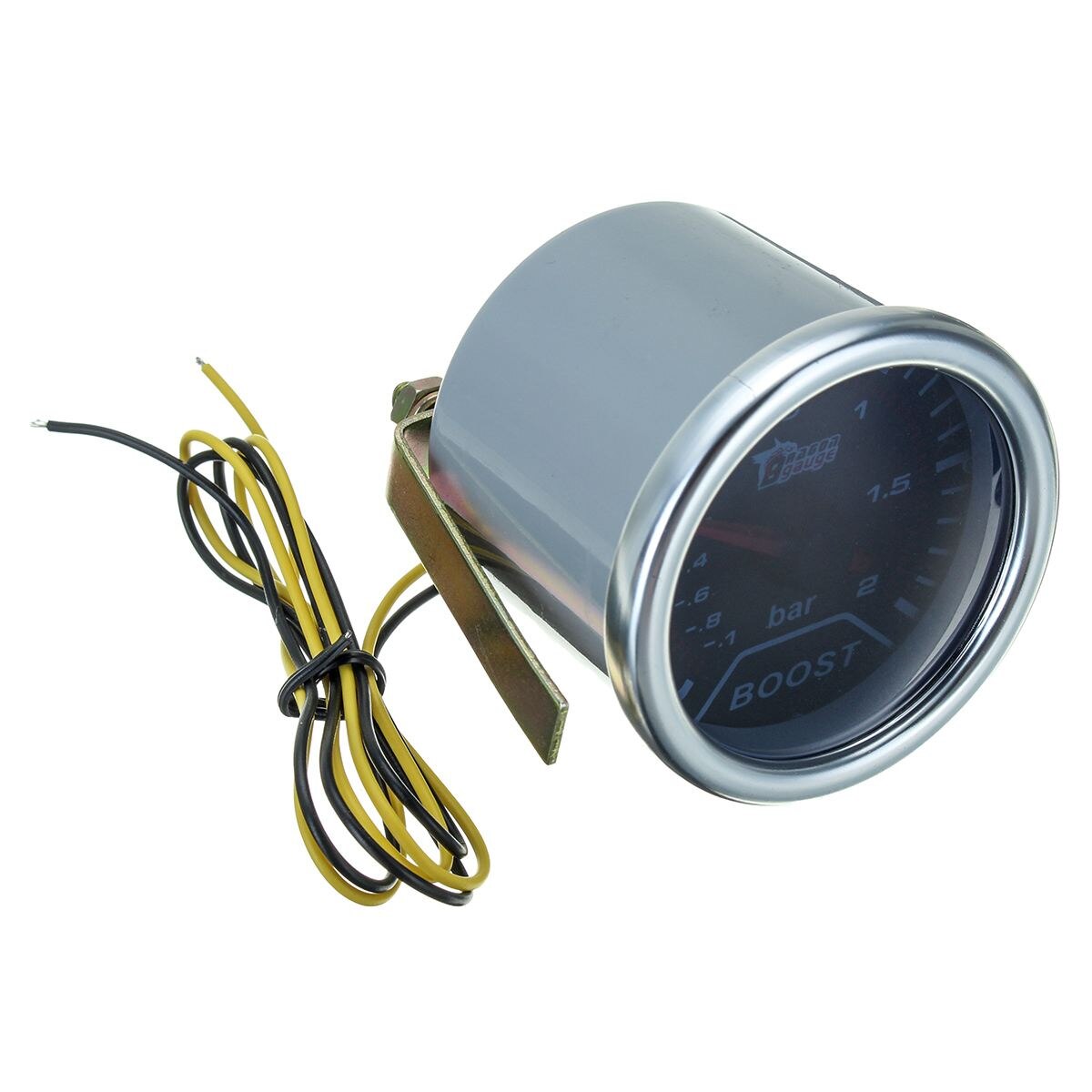 2 inch 52mm Car Turbo Boost Press Gauge Vacuum Meter -1 to 2 Bar LED Pointer Display Smoke Len 12V Universal Boost Meter
