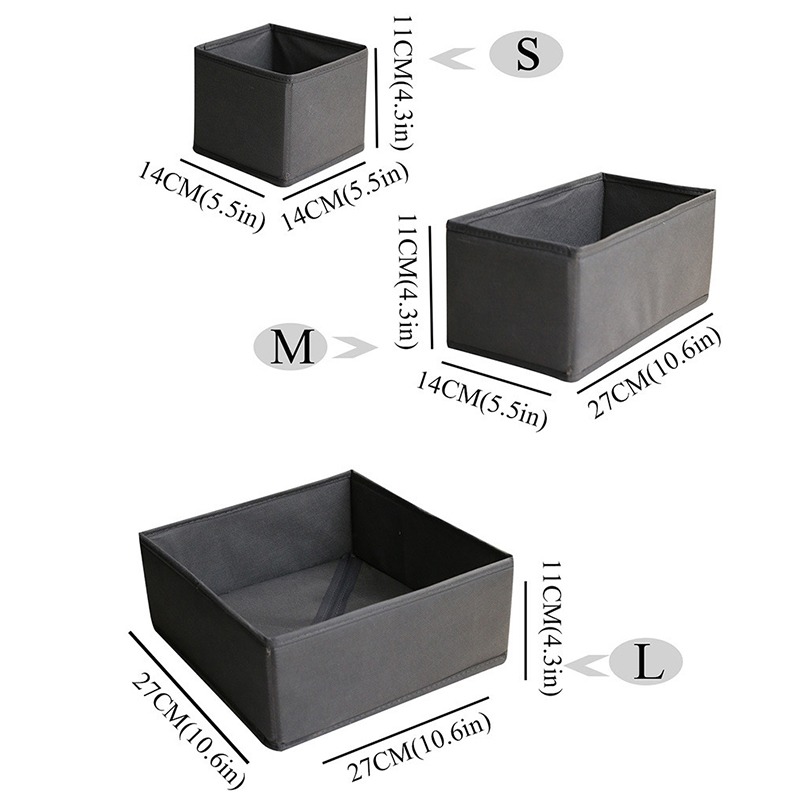 Organizador de ropa interior, caja de almacenamiento para sujetador, bragas, calcetines, cajas de almacenamiento, armario para dormitorio, organizador de ropa, separador de cajón plegable