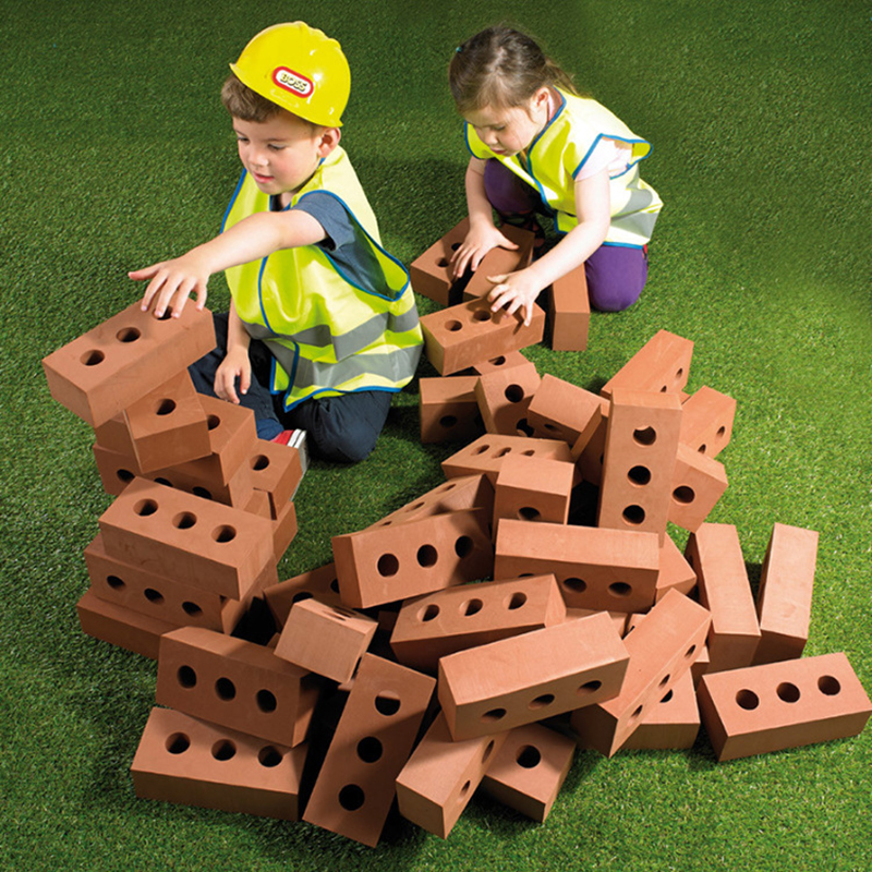 Bouwstenen voor baby's Baby Grote blokken Educatief buitenspeelgoed Grote EVA Ingenieur Bouwer Fantasiespel Schuim