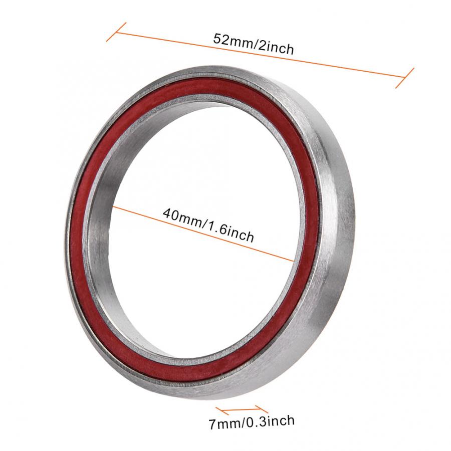 41/41.8/47/49/52Mm Fiets Lagers Mountain Racefiets Algemene Headset Reparatie Lagers Staal Lager Fiets accessoires: 52 x 40x7 mm
