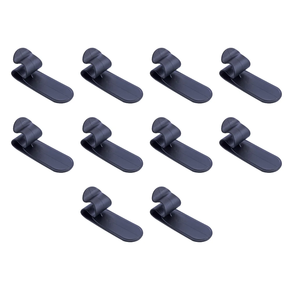 1-10 Stuks Auto Paraplu Houders Kofferbak Organizer Haak Multifunctionele Auto Bevestiger Clip Paraplu Hanger Wand Gemonteerd Rack: WHITE