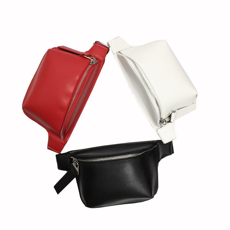 Femmes taille sac en cuir Fanny Pack fille poitrine sac femme décontracté voyage sacs épaule Pack ceinture Packs