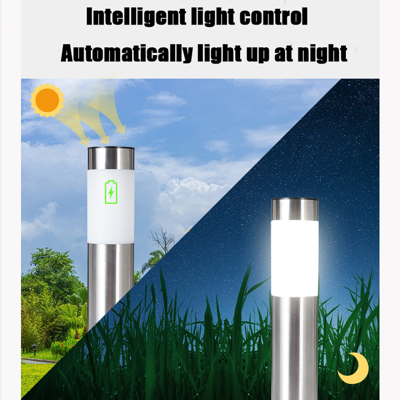 Le voie solaire de jardin allume l'éclairage extérieur de LED prise de terre borne lumineuse pour les cour de pelouse de voie de jardin de Patio