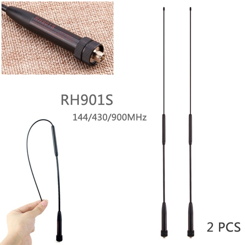 2pz RH901S antenna Sma-Femmina 144/430 Mhz doppio gruppo musicale per Baofeng UV-82 UV-5R 888S X6HB