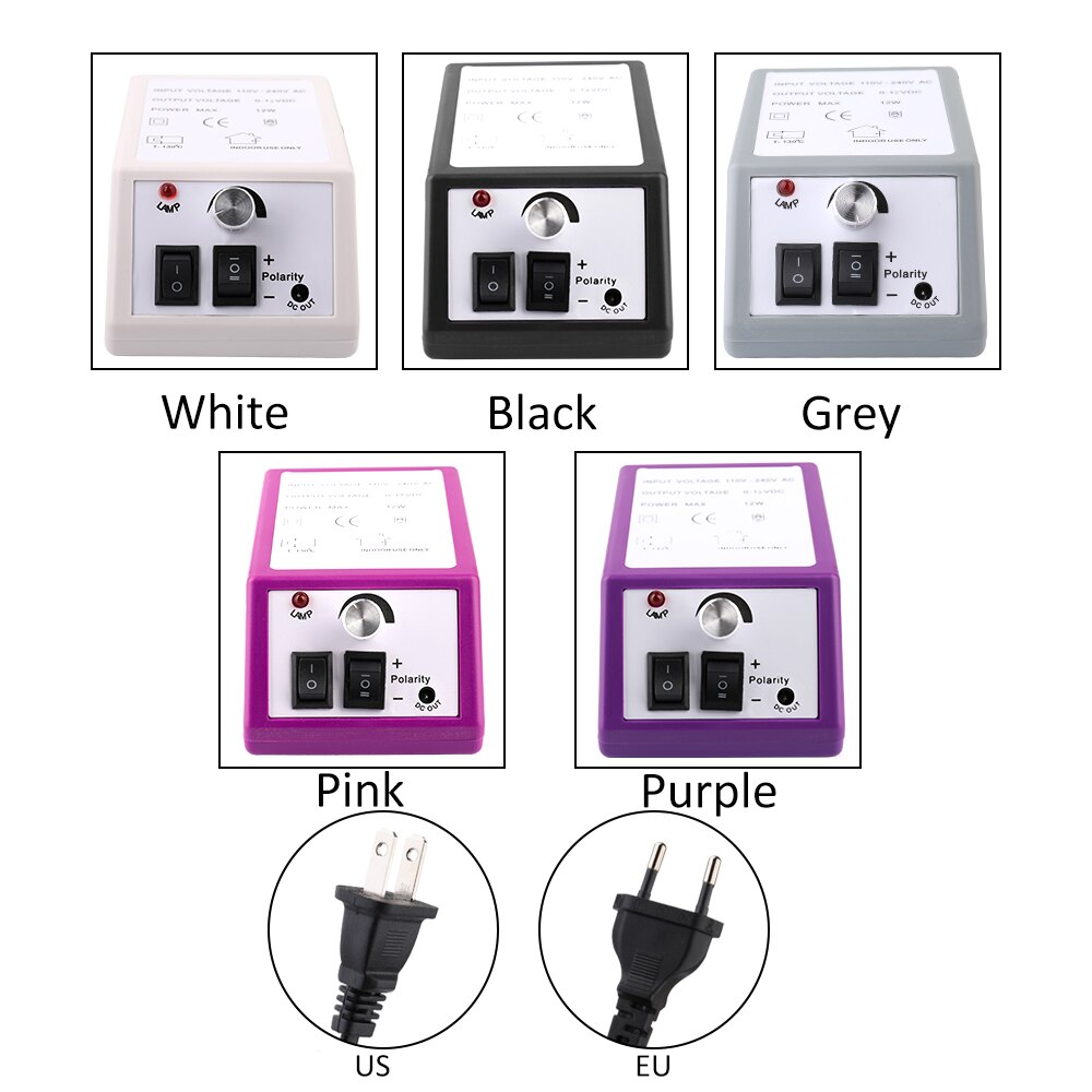 Electric Acrylic Nail Drill File Machine Kit Bits Manicure Electric Acrylic Nail Drill