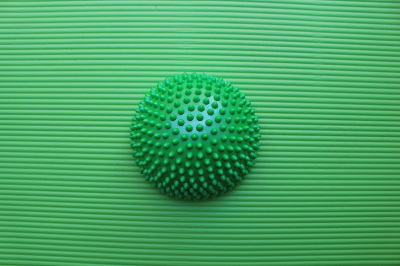 Pelota de balanceo para gimnasio, Pilates, deporte, Fitness, ejercicios de Fitball de PVC, recién inflable, bolas de Yoga de media esfera: green
