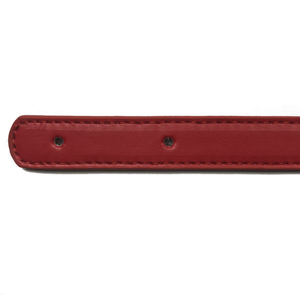 2pcs 62cm PU leather Bag Strap Handle Detachable Shoulder Bag Belt DIY Replacement strap for Handbag Band Handle Bag Accessories: Red