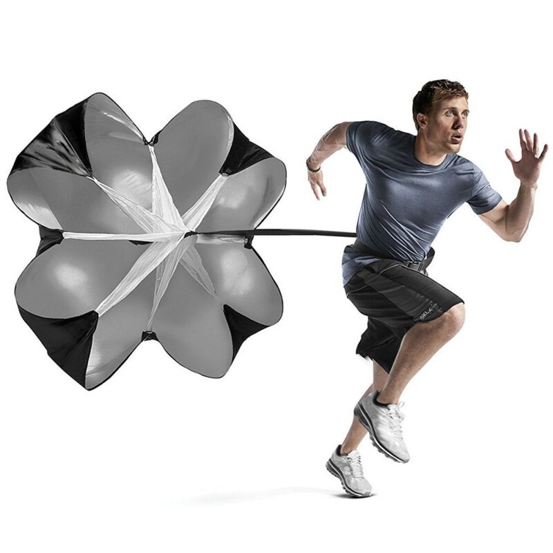 56" Sports Speed Chute Resistance Exercise Running Power Training Parachute H6
