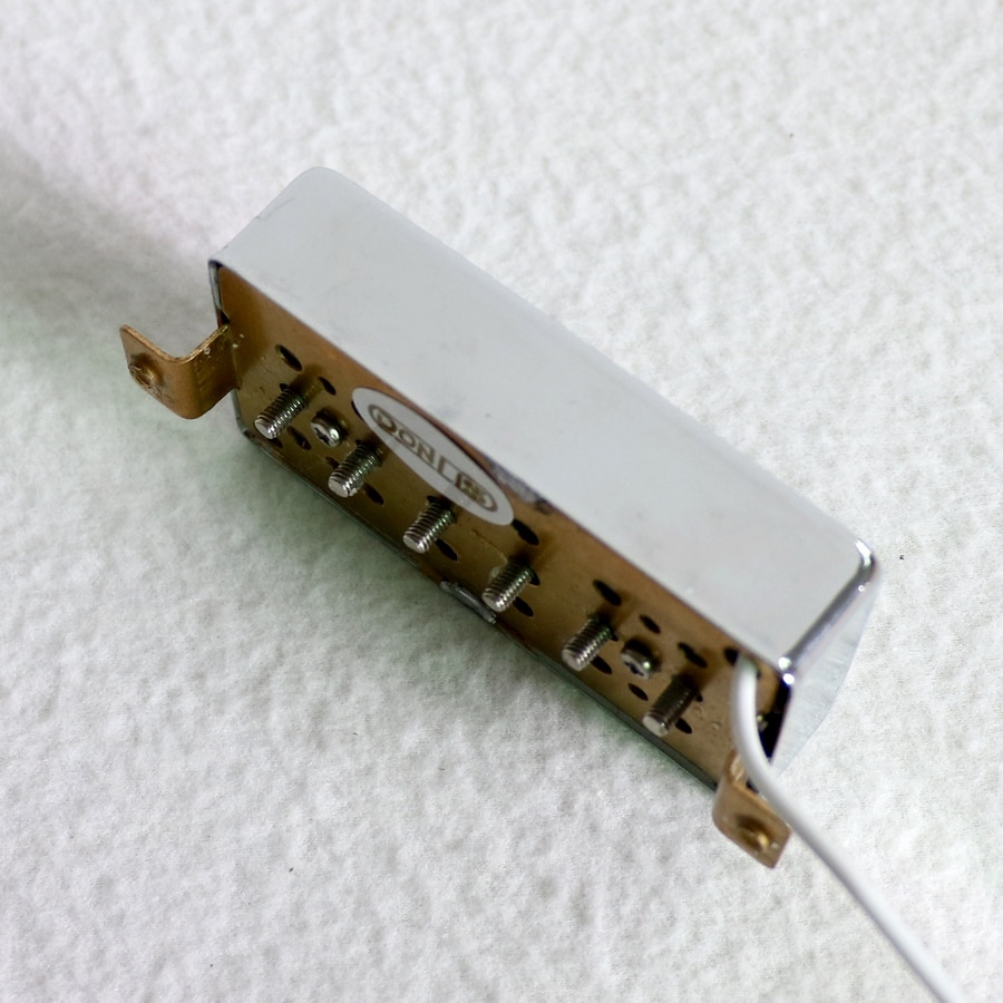 Donlis cubierta de cromo imán de cerámica P90 humbucker tamaño pastilla de guitarra LP para diy guitarra eléctrica Pickup