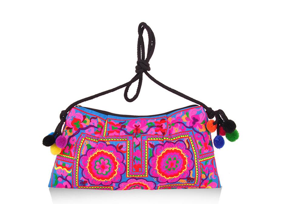 Prijs Vrouwen Borduurwerk Zak! Nationale Geborduurde Bloemen Zakken Een Schouder Messenger Vintage Handtas: 4